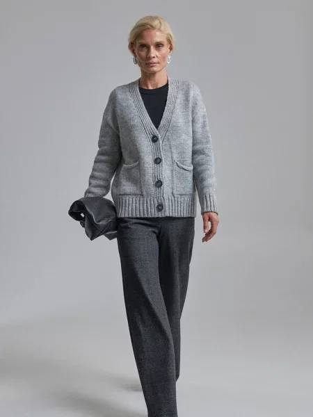 Вовняний Кардиган TrikoBakh сірий