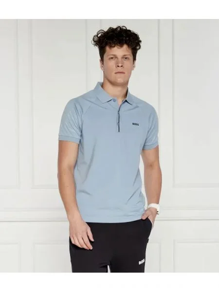 BOSS GREEN Polo Paddy 2 | stretch albastru