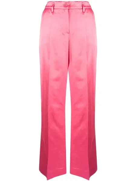 Pantaloni P.a.r.o.s.h. din satin roz