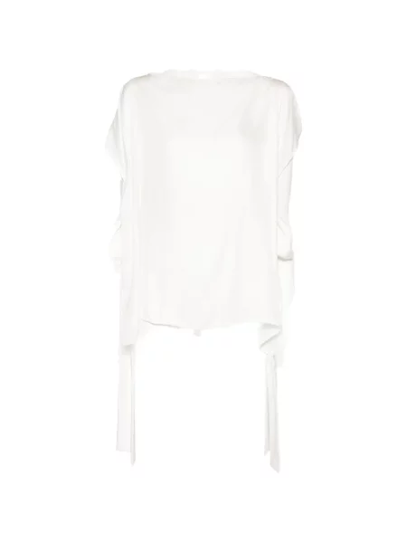 Top Cynthia Rowley cu legături alb