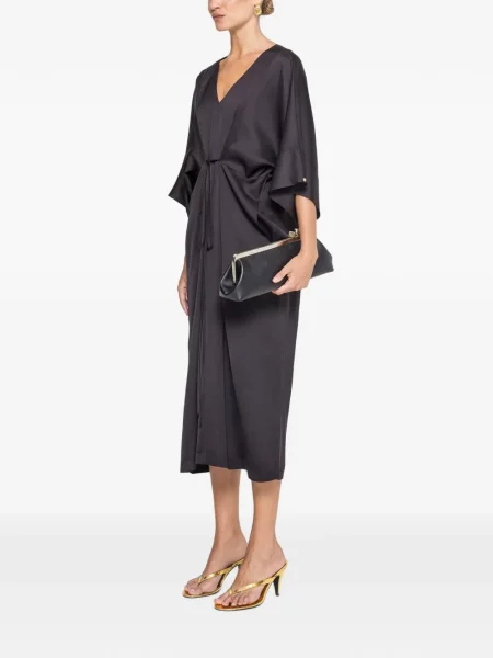 Rochie midi Nissa cu cordon negru