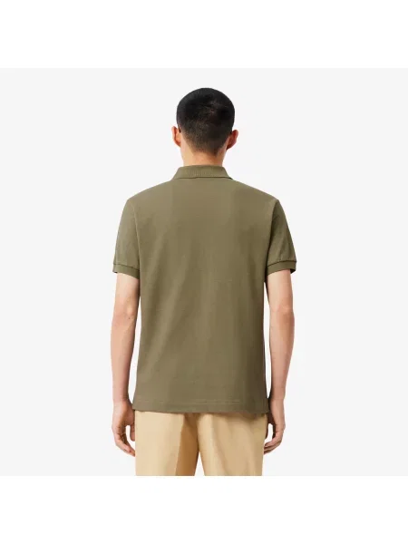 Lacoste Koszulka Polo Classic Fit Original Piqué zielona