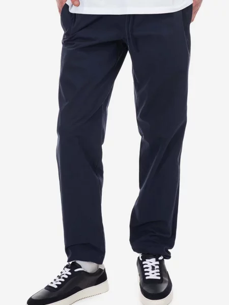 A.P.C. pantaloni de bleumarin drept