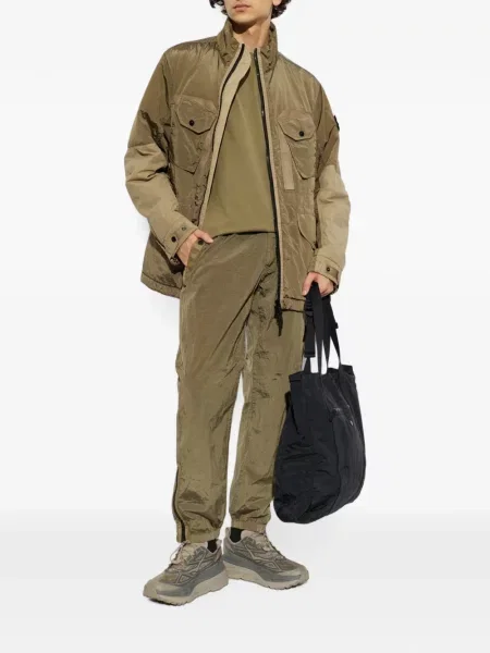 Geacă Stone Island cu strasuri maro
