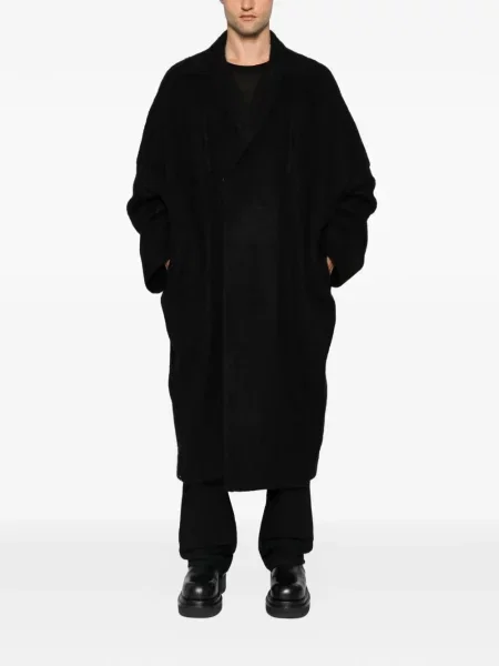 Palton Rick Owens cu rever negru