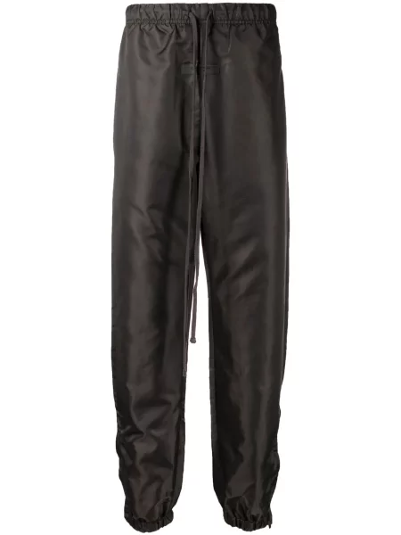 Pantaloni Fear Of God Essentials alergare cu cordon negru