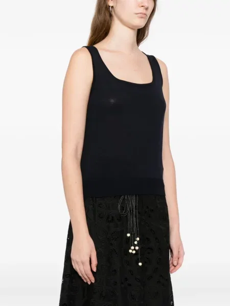 Top Oscar De La Renta albastru