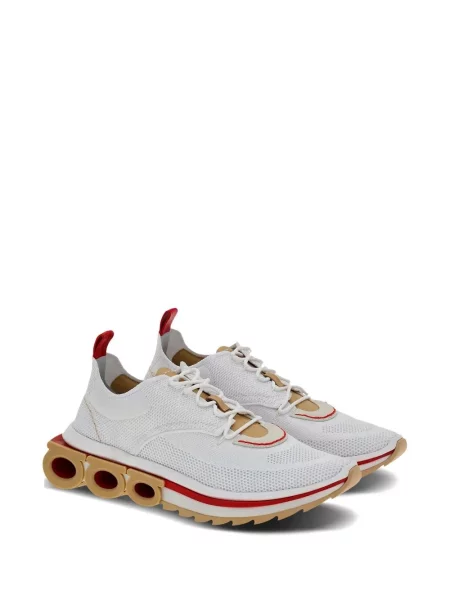 Sneakerși Ferragamo alb