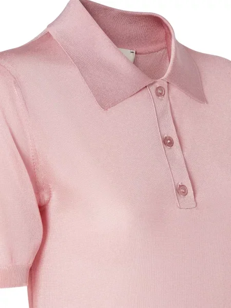 Tricou polo Fendi roz