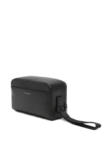 Taška Calvin Klein s autogramem černá
