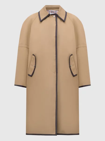 Плащ Thom Browne бежевий