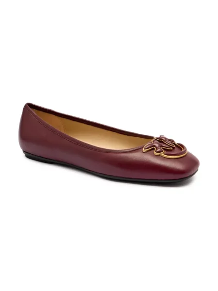 Pinko De piele balerini MAX 03 bordo