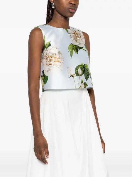 Gėlėtas raštuotas palaidinė Lunatica Milano mėlyna