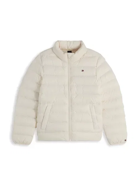 Tommy Hilfiger geacă cu puf pentru copii alb
