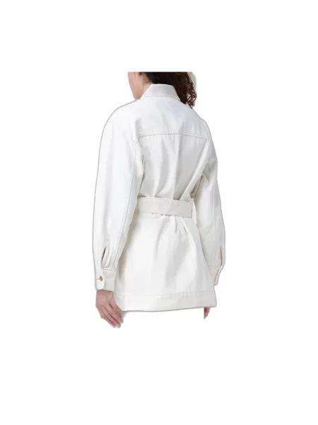 Kurtka jeansowa Armani Exchange biała