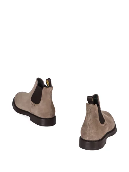 Botine chelsea Doucal's din piele de căprioară maro
