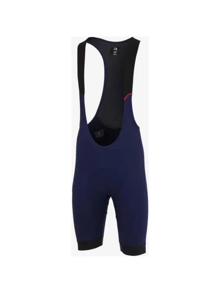 Spodenki na szelkach Finissaur Pro Race Thermal DWR niebiesko-czarne XS czarne