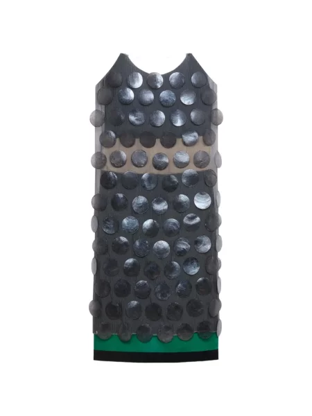 Rochie maxi Marni cu perle gri