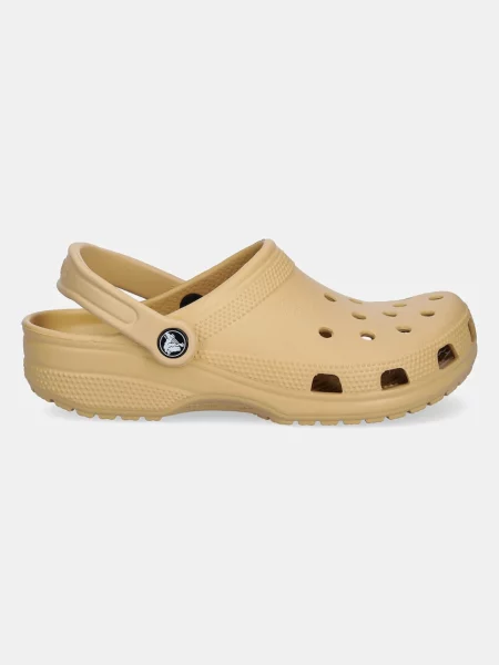 Шльопанці Crocs Classic бежевий