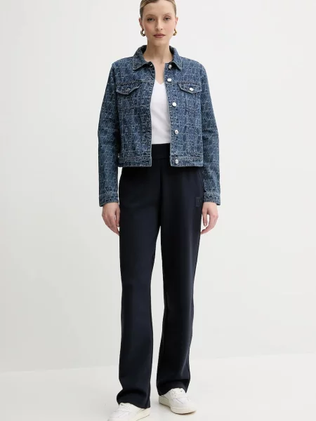 Armani Exchange kurtka jeansowa granatowy przejściowa