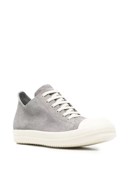 Sneakers Rick Owens με κορδόνια σουέντ γκρι