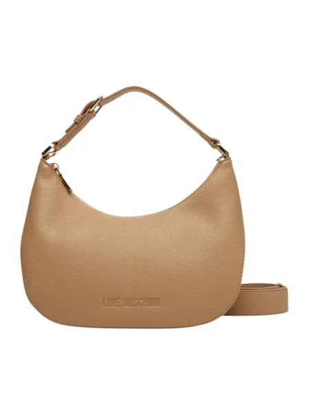 Torebka Love Moschino skórzana beżowa