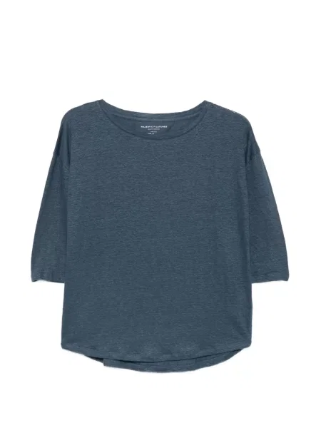 Koszulka Majestic Filatures z rękawami 3/4 niebieska