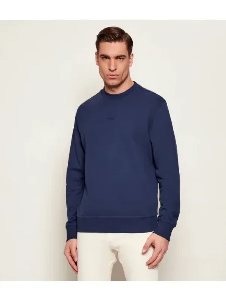 BOSS ORANGE Hanorac WeSmallcrew | Comfort fit albastru