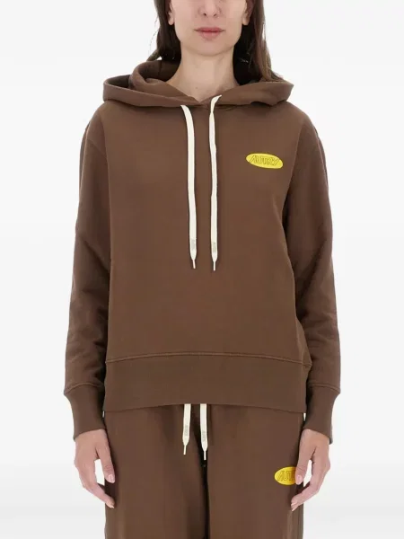Bluza z kapturem Autry z autografem brązowa