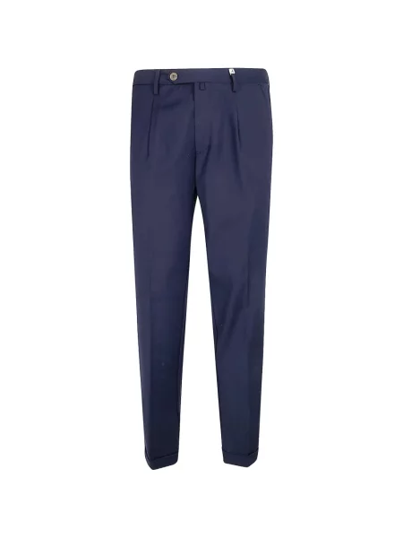 Pantaloni Myths de lână albastru