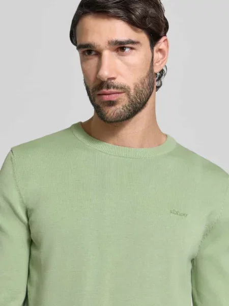Sweter o kroju regular fit z czystej bawełny S.oliver Red Label