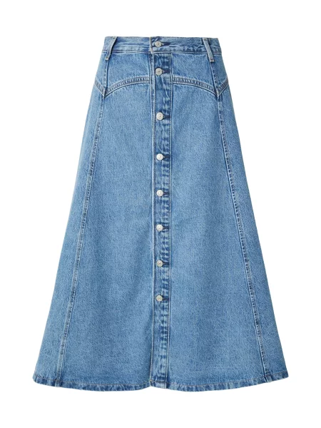 LEVI'S ® Fustă Yoked Western denim albastru