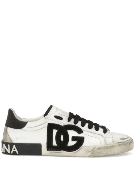 Sneakerși Dolce & Gabbana Portofino alb