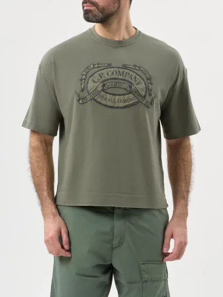 Футболка C.p. Company зеленая
