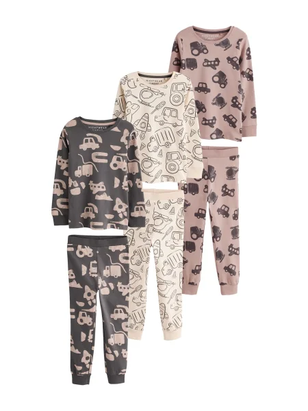 Next Pijamale deschis / ciocolatiu / maro mokka bej