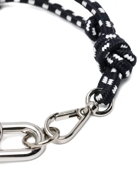 Колие Plan C сребристо