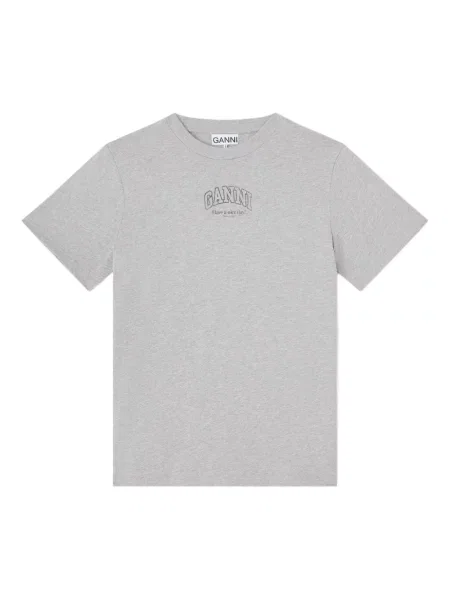Tricou Ganni gri