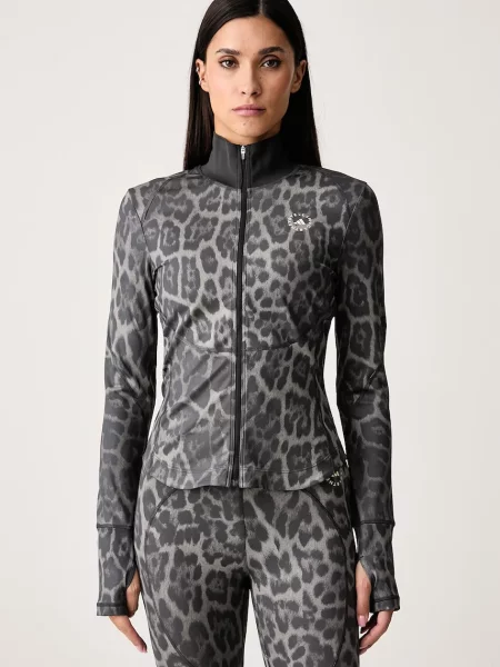Adidas by Stella McCartney hanorac de antrenament pentru femei gri