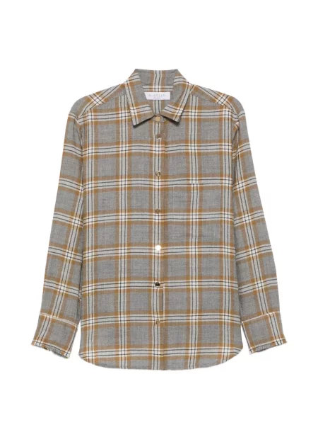 Kostkovaná košile A.shirt Milano šedá