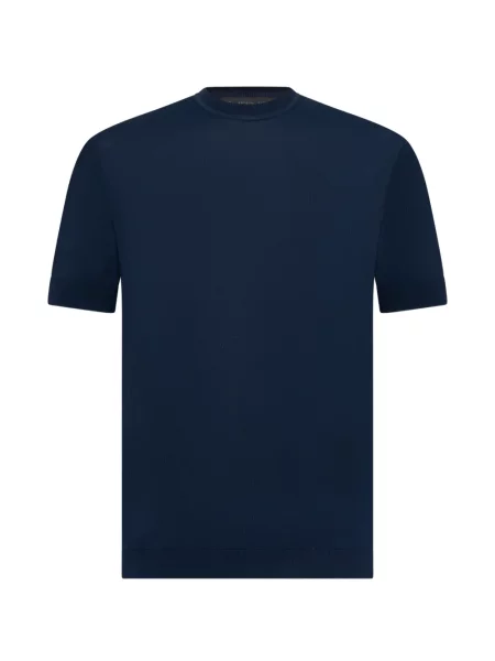 Tricou Low Brand tricotate albastru