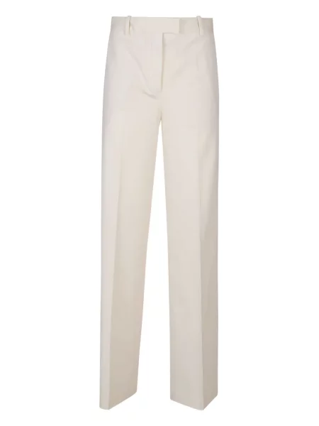 Pantaloni Circolo 1901 din poplin alb