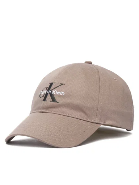 Šilterica Calvin Klein Monologo Embroidery Baseball Cap bež