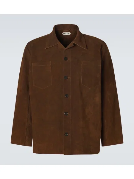 Jakna Bode iz semiša rjava