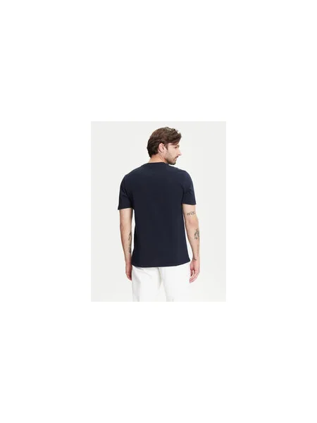 Tommy Hilfiger Póló American Monotype Regular Fit sötétkék