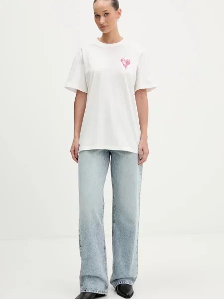 Hugo Blue t-shirt beżowa
