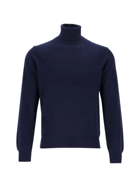 Sweter Al Duca D’aosta 1902 z kaszmiru niebieski