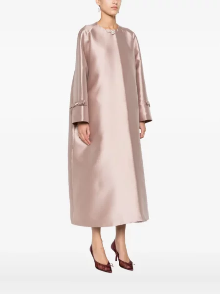 Płaszcz Bernadette do kolan różowy