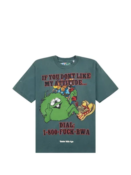 Koszula Better With Age z nadrukiem zielona