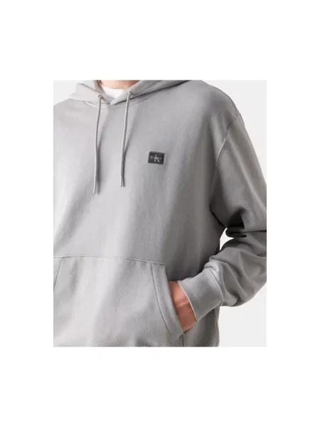 Kapucnis kapucnis melegítő felső Calvin Klein Jeans szürke