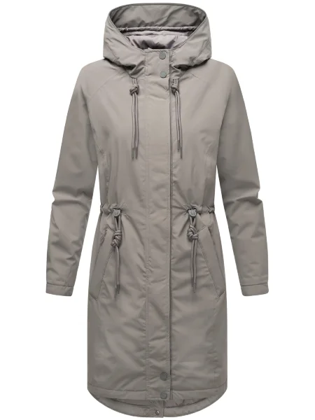 MARIKOO Palton de primăvară-toamnă Megumii gri